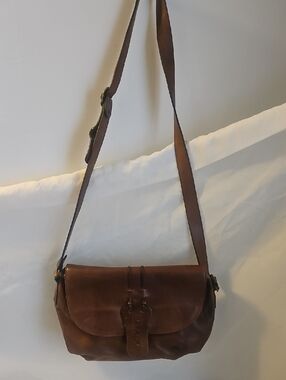 Pikolinos Brown Leather Crossbody Bag